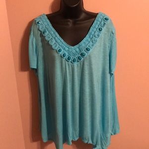 Handkerchief hem blouse